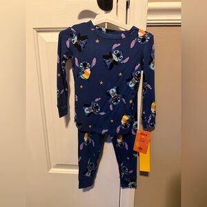 3T Stitch 2 piece pajamas Halloween